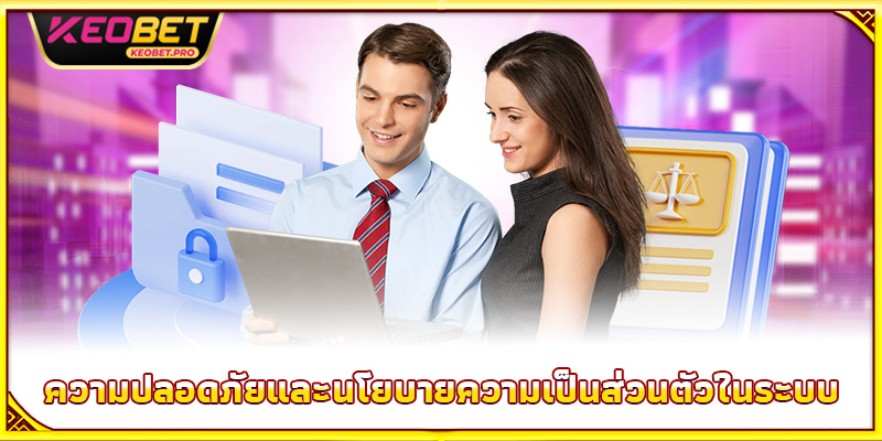 ความปลอดภัยและนโยบายความเป็นส่วนตัวในระบบ