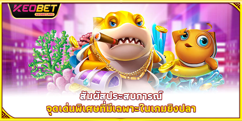 สัมผัสประสบการณ์จุดเด่นพิเศษที่มีเฉพาะในเกมยิงปลา